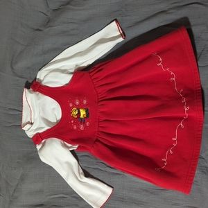 Disney Store Vintage Pooh's Chilly Day Dress